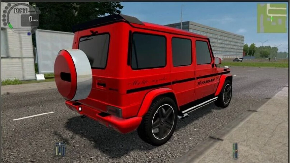 City Car Driving — Mercedes-Benz G65 Red Tuning