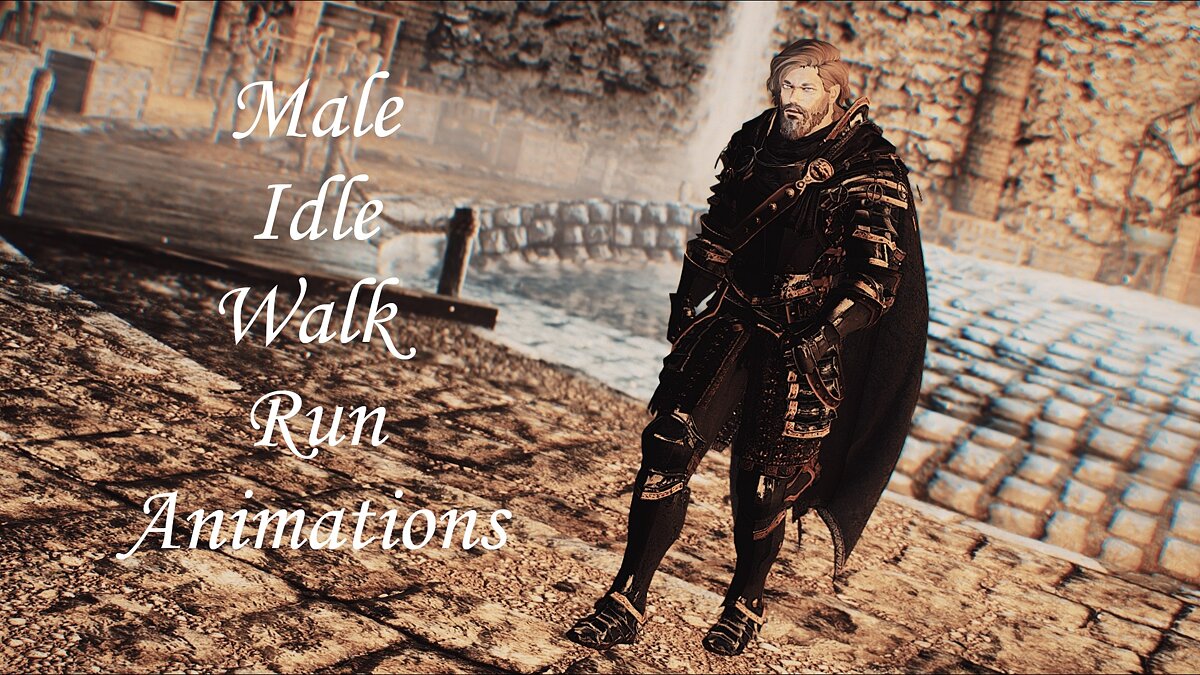 The Elder Scrolls 5: Skyrim Legendary Edition — Анимации ходьбы и бега для мужчин