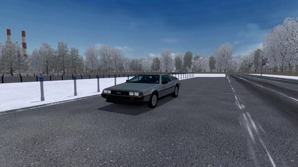 City Car Driving — Delorean DMC-12