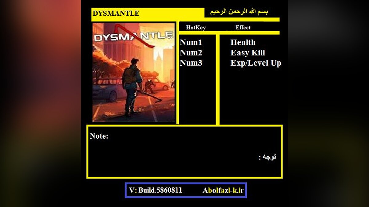 Dysmantle — Трейнер (+3) [Build 5860811]