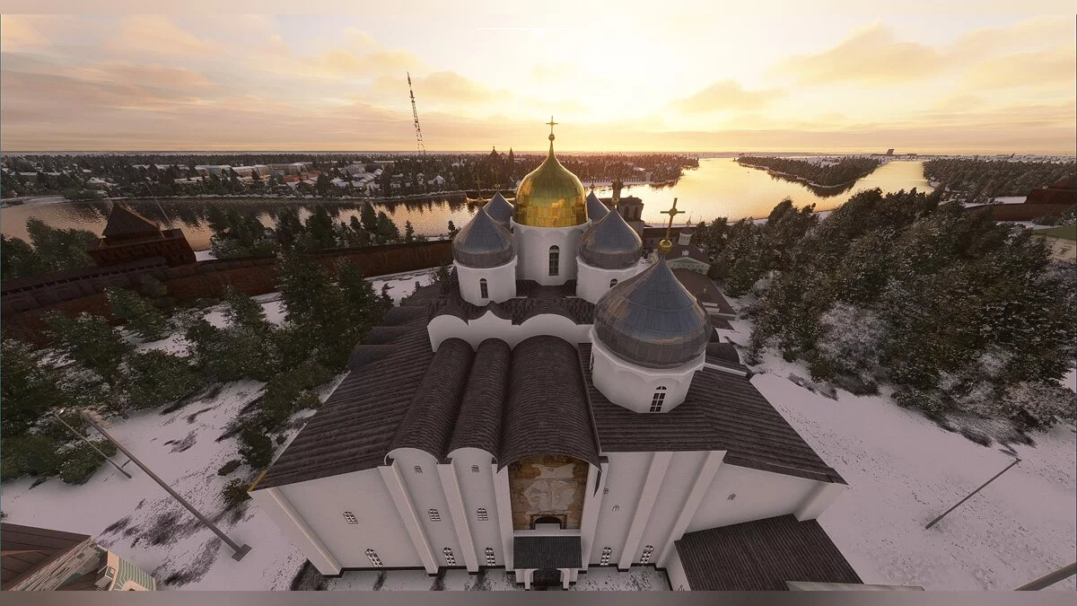 Microsoft Flight Simulator — Достопримечательности Великого Новгорода