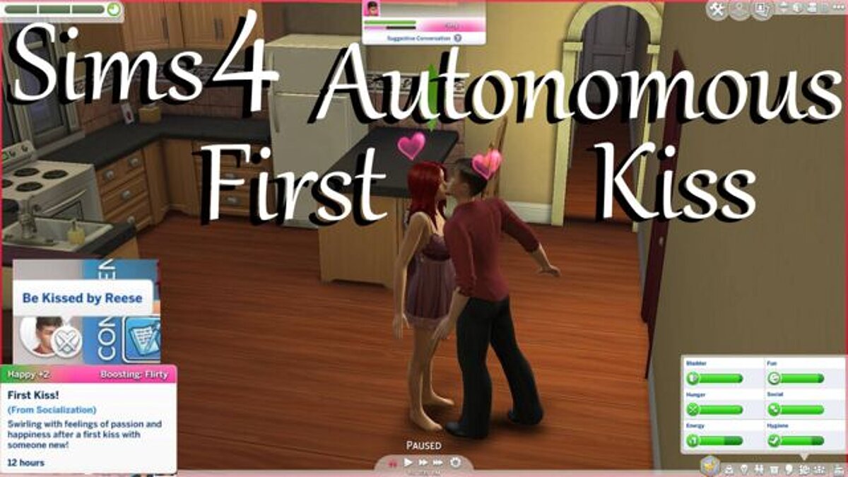 The Sims 4 — Автономный первый поцелуй (23.11.2020)