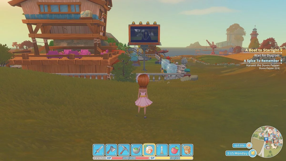 My Time at Portia — Киноэкран