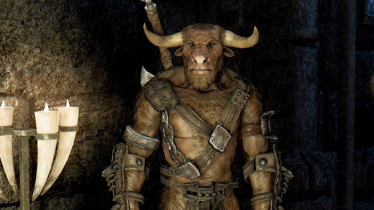 Elder Scrolls 5: Skyrim Special Edition — Компаньон минотавр