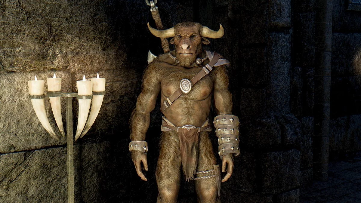 Elder Scrolls 5: Skyrim Special Edition — Компаньон минотавр