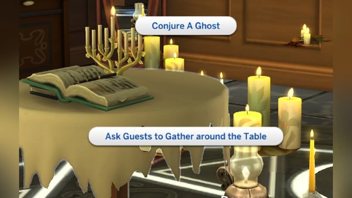 The Sims 4 — Мероприятие — спиритический сеанс