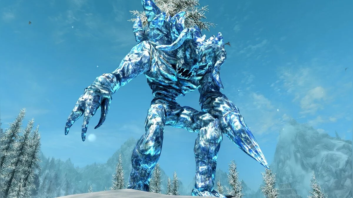 Elder Scrolls 5: Skyrim Special Edition — Ледяной голем 