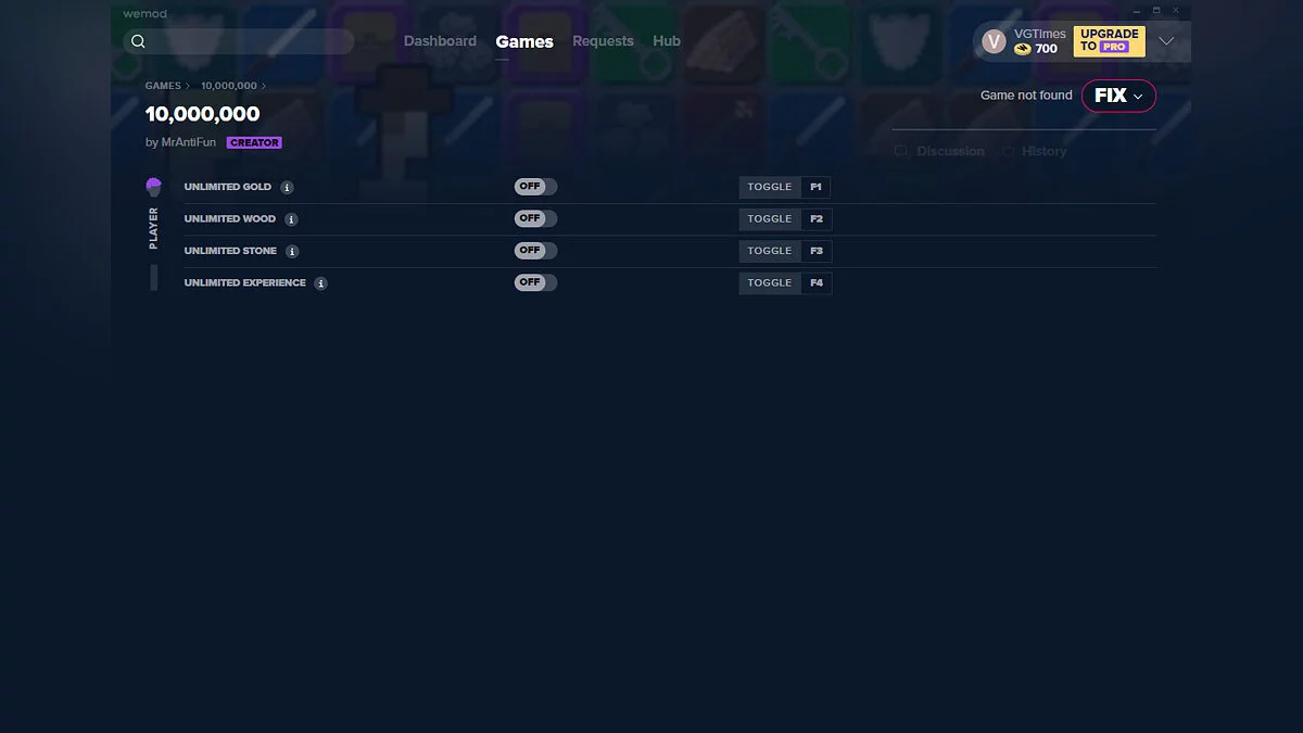 10,000,000 — Трейнер (+4) от 29.11.2020 [WeMod]