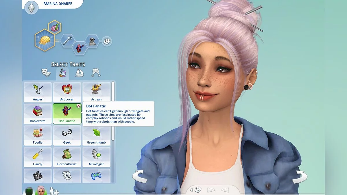 The Sims 4 — Черта характера — фанат ботов (29.11.2020)