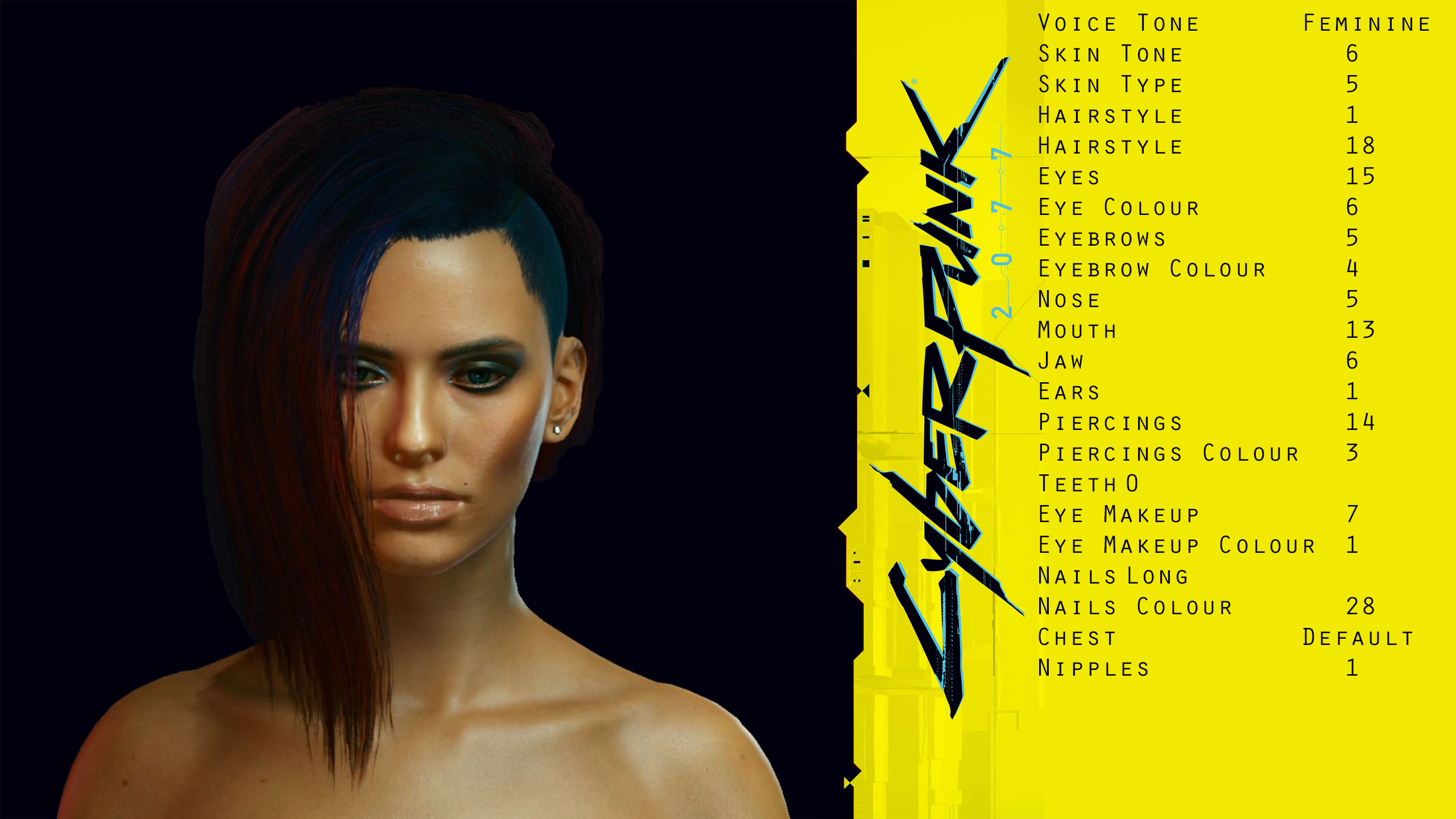 Cyberpunk character creation menu фото 114