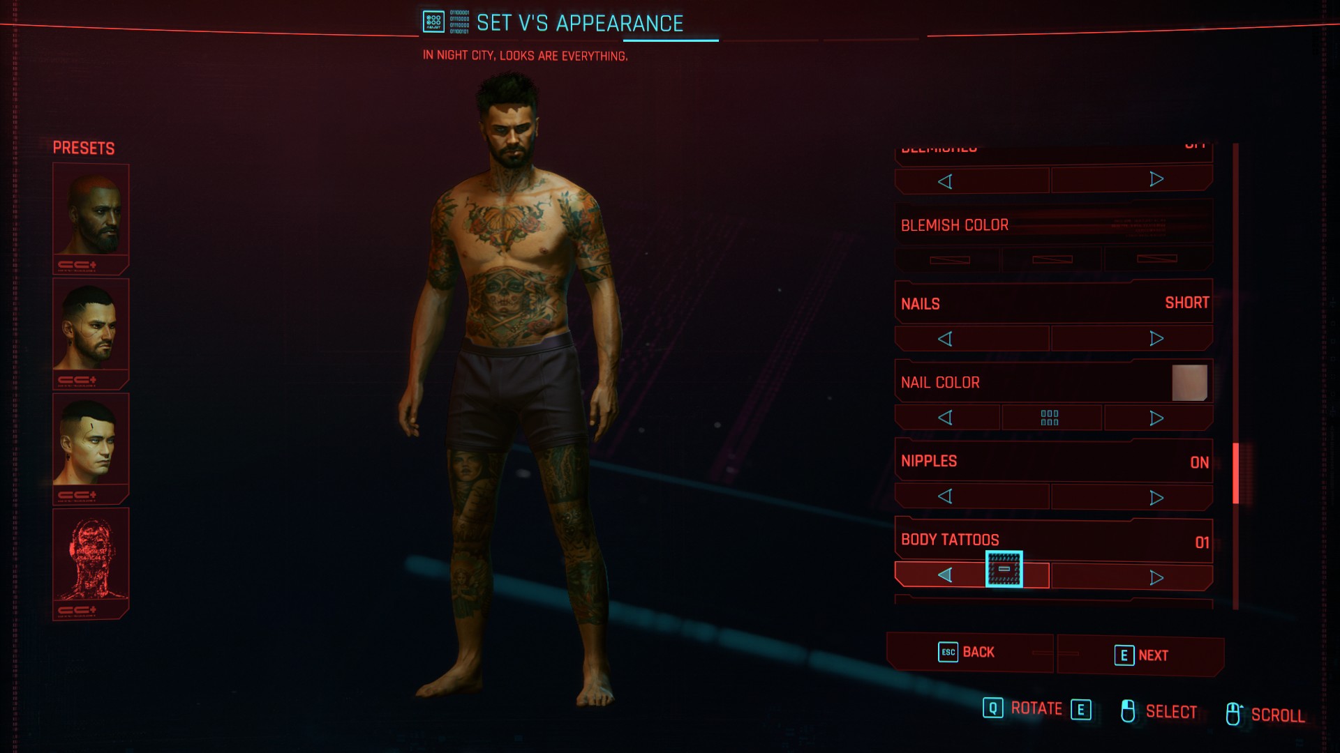 Can you choose dick size in cyberpunk