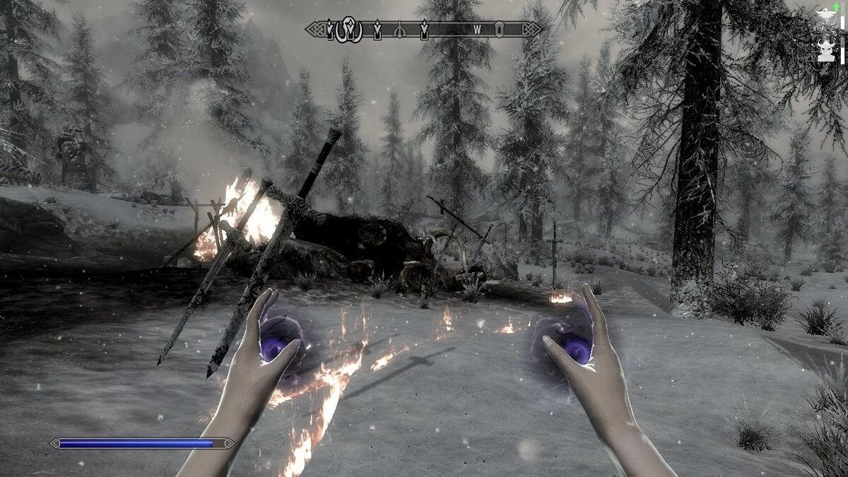 The Elder Scrolls 5: Skyrim Legendary Edition — Призыв летающего меча