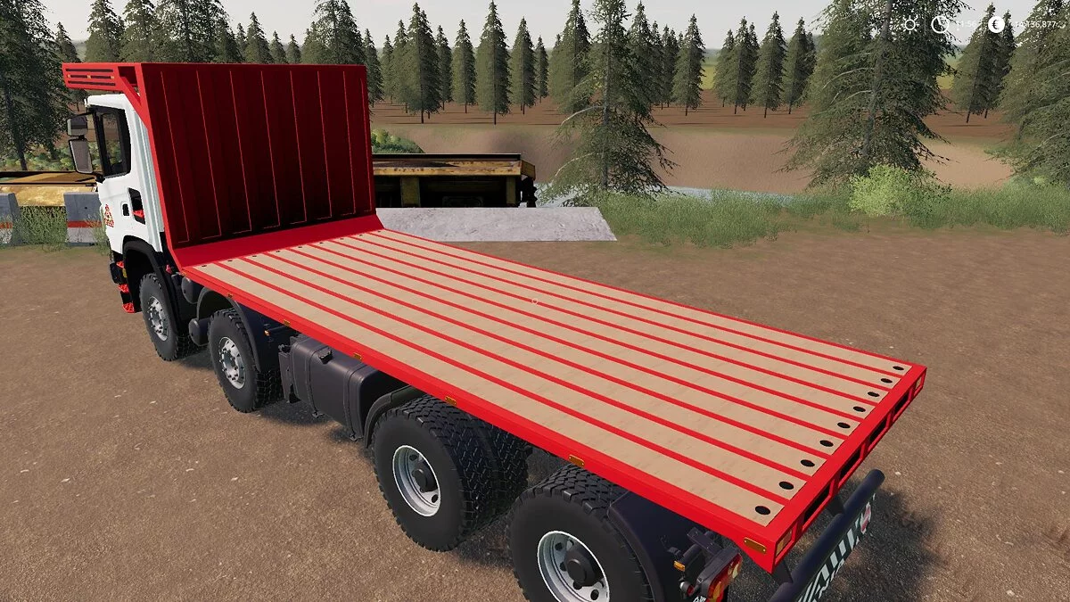 Farming Simulator 19 — Scania XT 8×8 Flat Bed