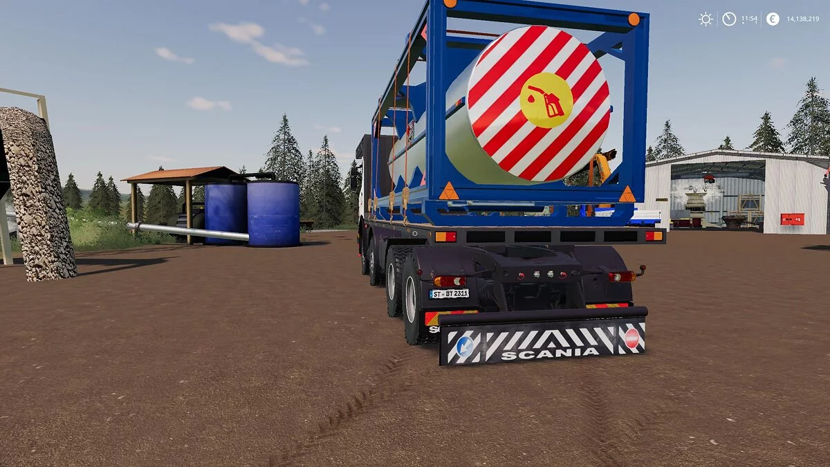 Farming Simulator 19 — Scania XT 8×8 Flat Bed