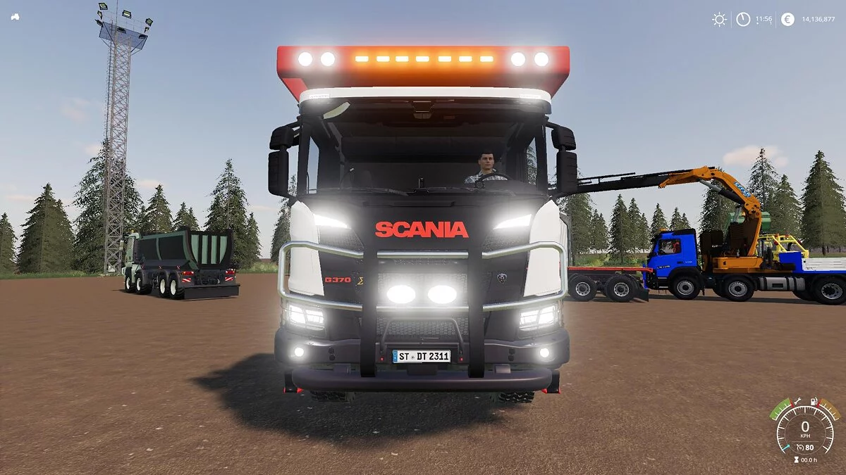 Farming Simulator 19 — Scania XT 8×8 Flat Bed