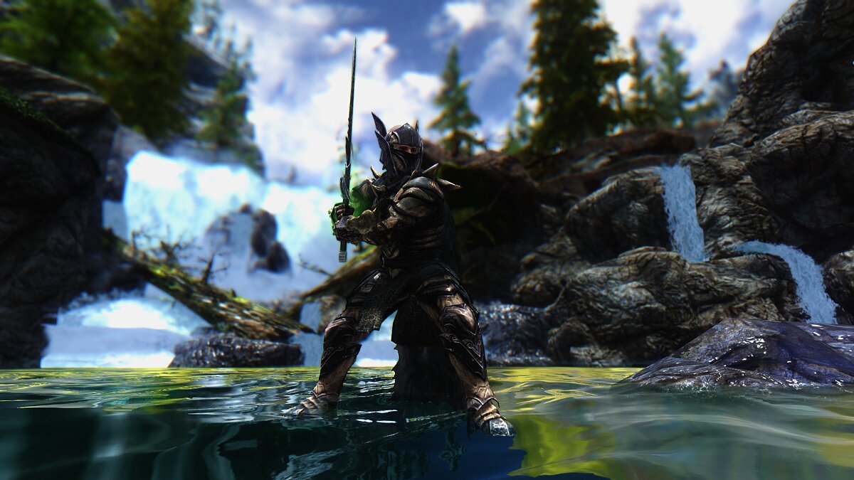 Elder Scrolls 5: Skyrim Special Edition — Хождение по воде
