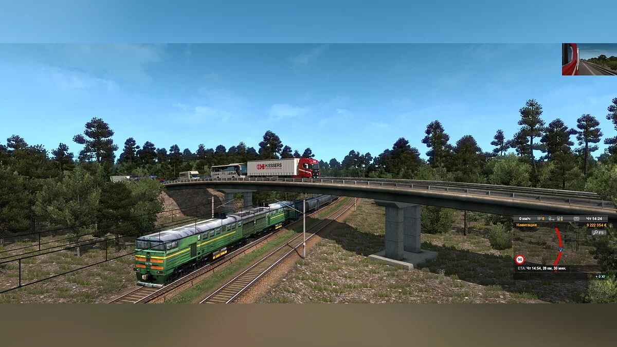 Euro Truck Simulator 2 — Карта России - RusMap v2.3.1 (1.39.x)
