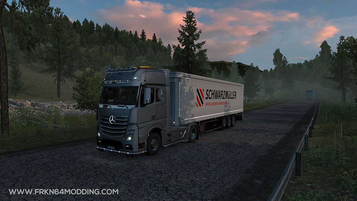 Euro Truck Simulator 2 — Реалистичная Графика v5.1 / Анимация и Графика /  Моды и скины