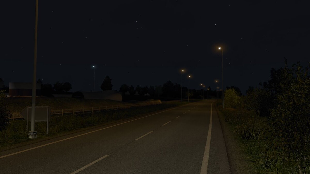 Euro Truck Simulator 2 — SiSL’s City Lighting — реалистичное освещение