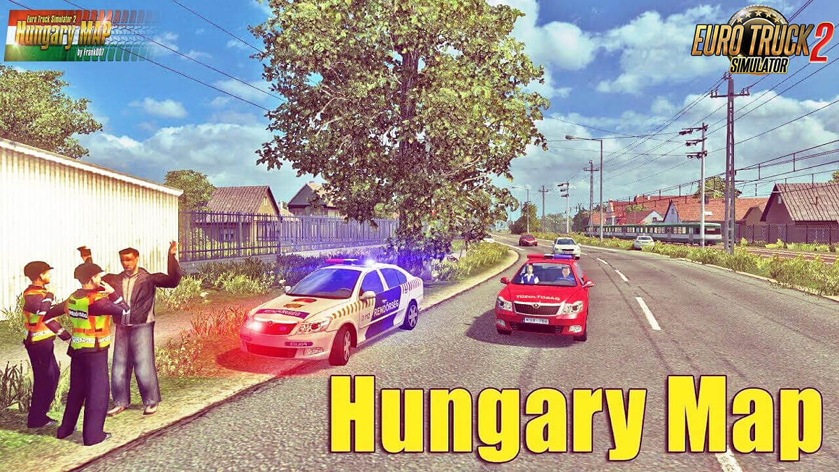 Euro Truck Simulator 2 — Карта Венгрии: Hungary Map v0.9.28b