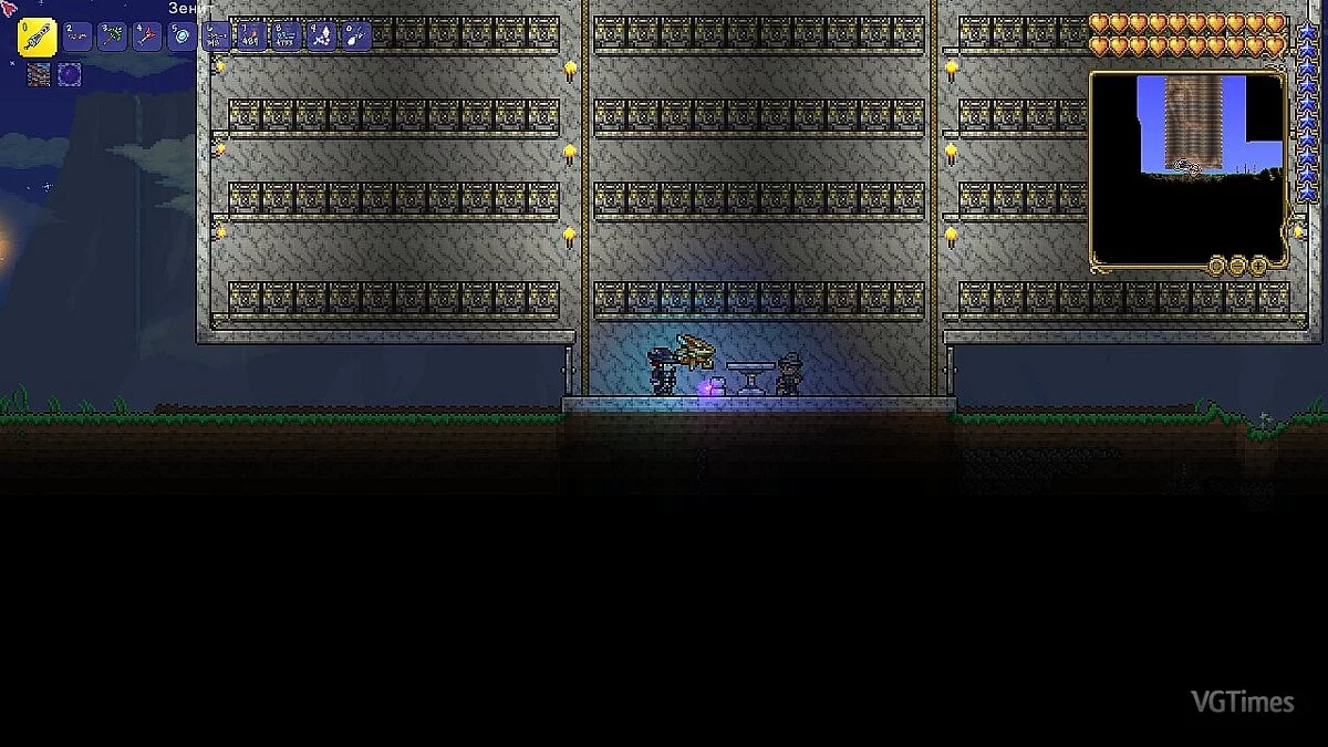 Terraria — Карта для выполнение ачивки с ловлей рыбы