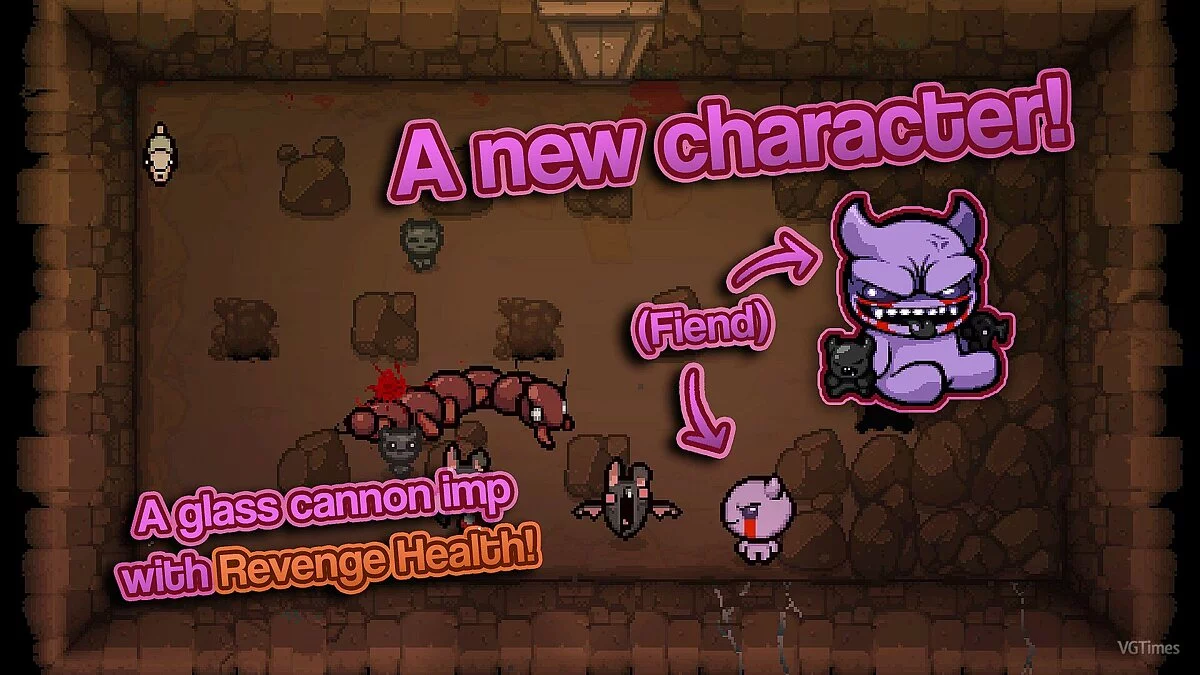 The Binding of Isaac — Fiend Folio — 500 новых монстров и многое другое