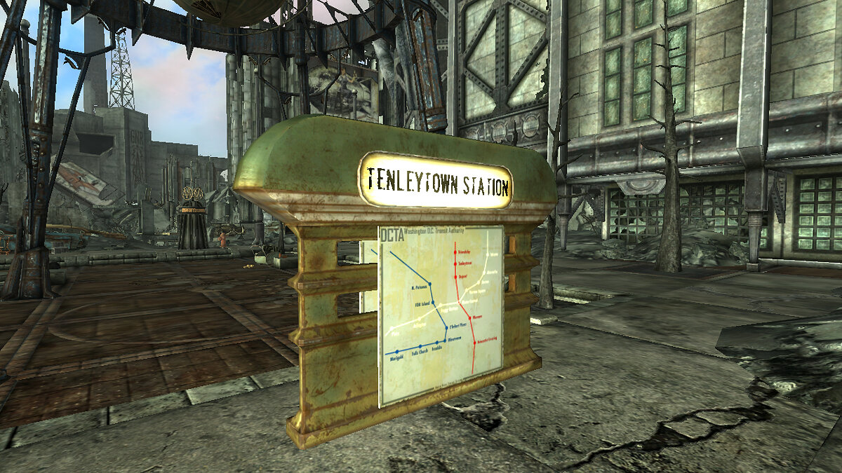 Fallout 3 — Переделанные автобусные остановки