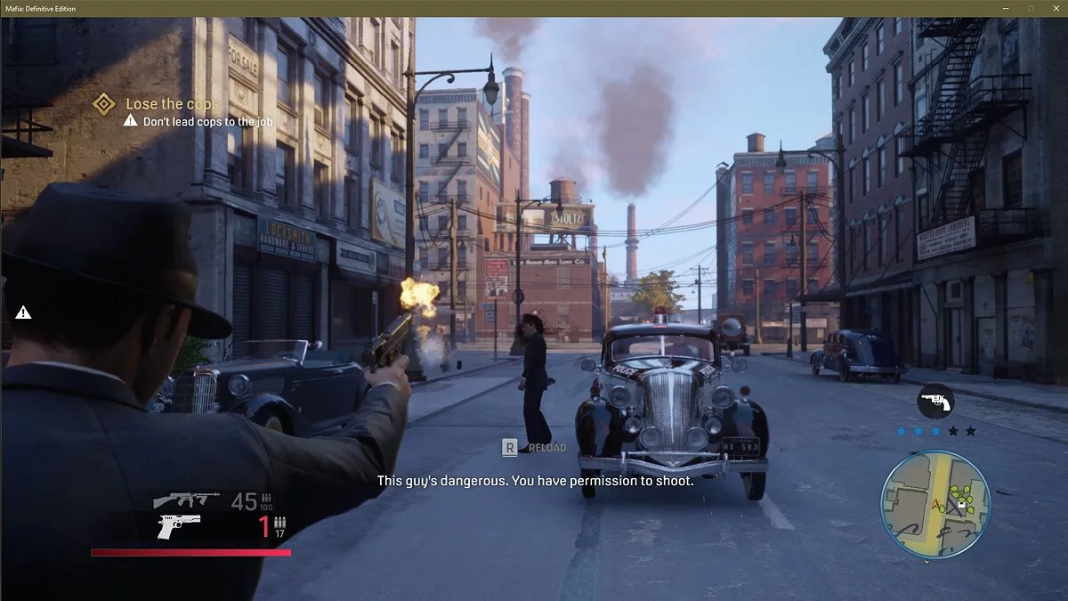 Mafia: Definitive Edition — Улучшенный прицел