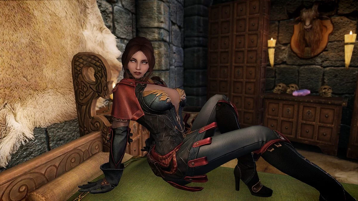 Elder Scrolls 5: Skyrim Special Edition — Калли - соратник с заклинанием призыва