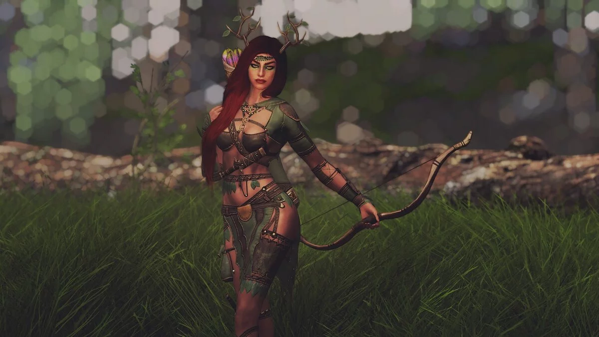 The Elder Scrolls 5: Skyrim Legendary Edition — Женская броня друида