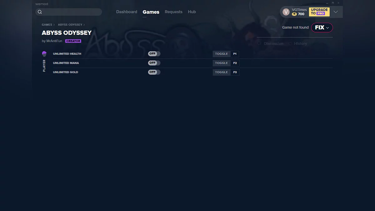 Abyss Odyssey — Трейнер (+3) от 06.12.2020 [WeMod]