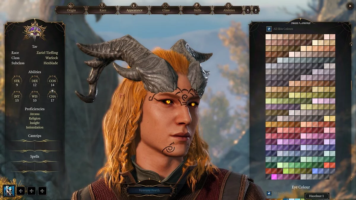 Baldur&#039;s Gate 3 — Мужские лица для тифлинга и полуэльфа