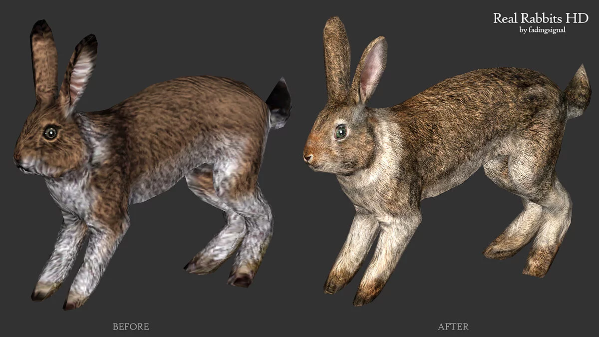 Elder Scrolls 5: Skyrim Special Edition — Настоящие кролики HD