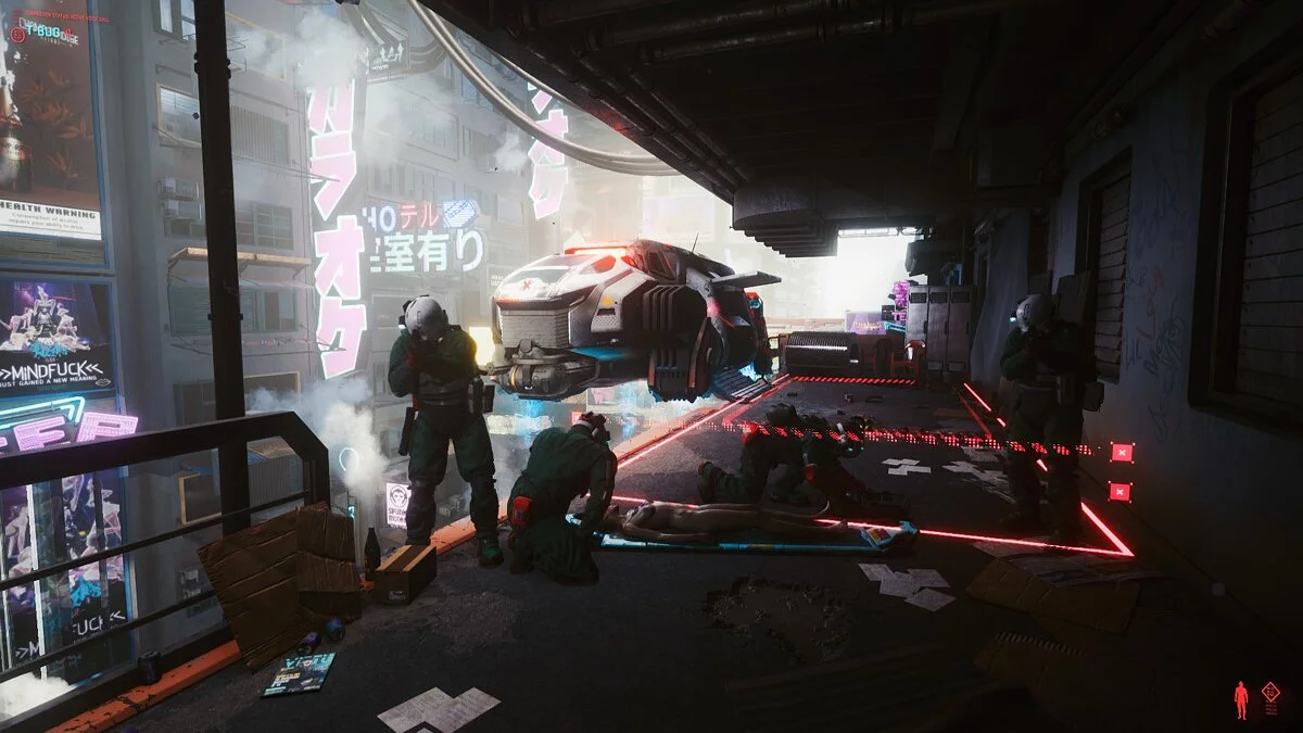 Cyberpunk 2077 — Сбалансированные цвета