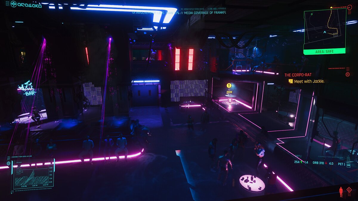 Cyberpunk 2077 — Сбалансированные цвета
