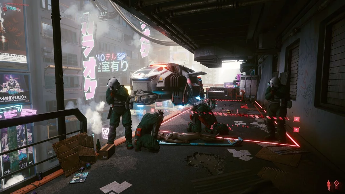 Cyberpunk 2077 — Сбалансированные цвета