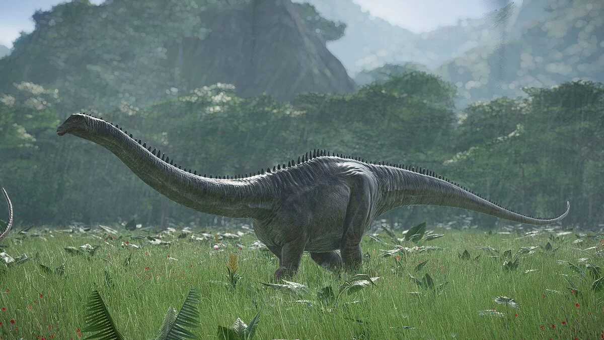 Jurassic World Evolution — Реалистичный диплодок