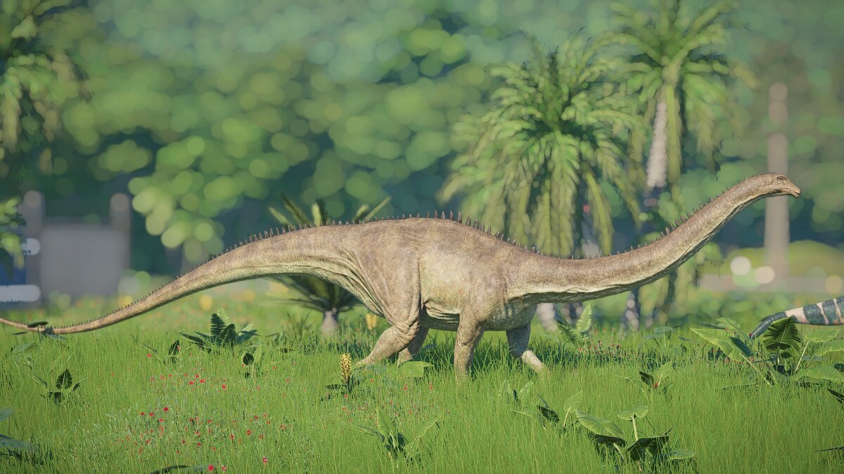 Jurassic World Evolution — Реалистичный диплодок