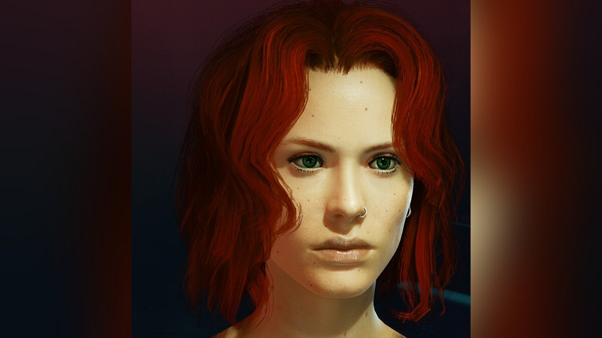 Cyberpunk 2077 — Пресет рыжей девушки