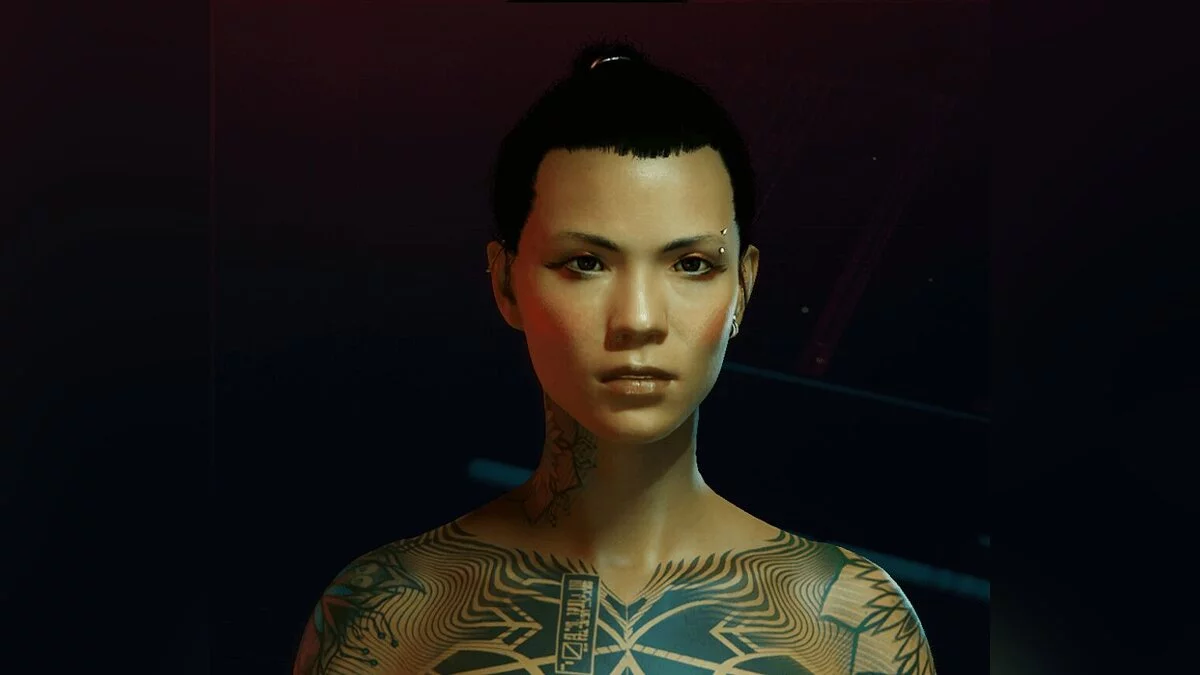 Cyberpunk 2077 — Пресет азиатской девушки