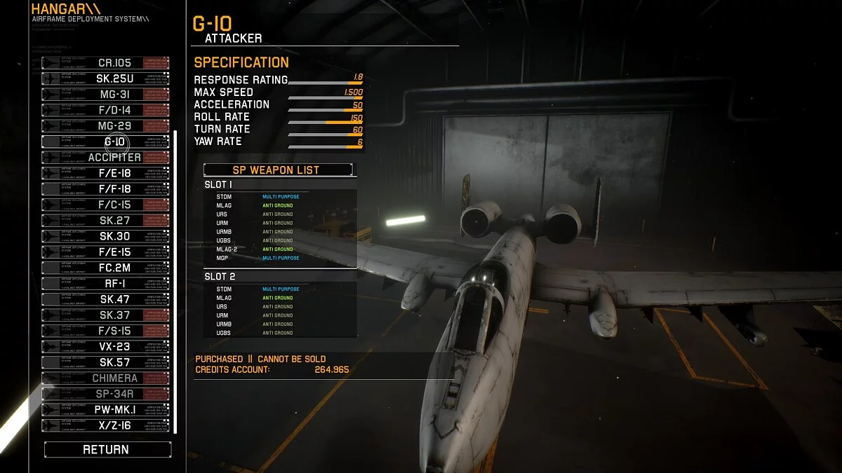 Project Wingman — Разблокирование всех самолетов
