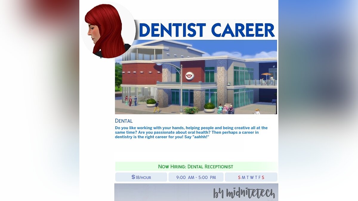The Sims 4 — Карьера — cтоматолог