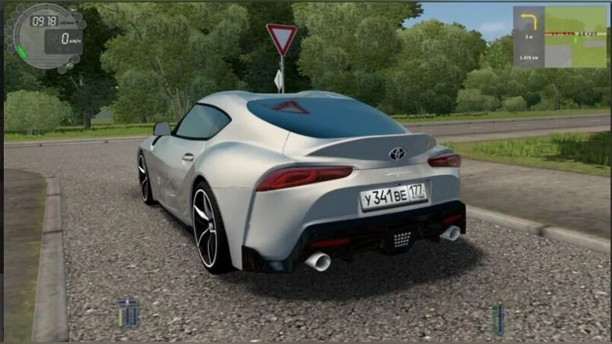 City Car Driving — Toyota Supra A90 2019