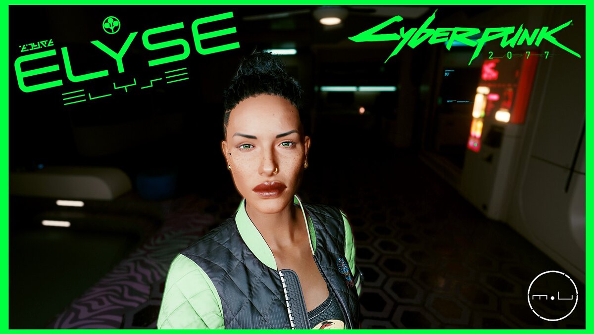 Cyberpunk 2077 — Элиз - пресет женского персонажа