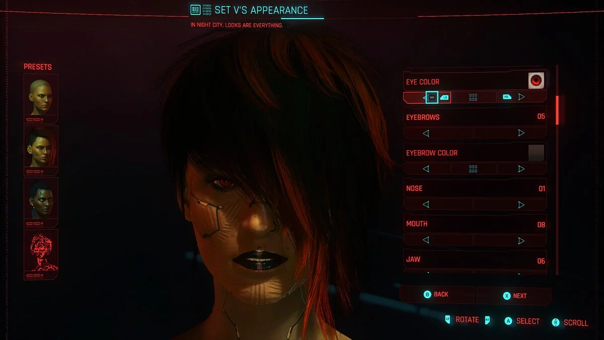 Cyberpunk 2077 — Киу - пресет для Ви