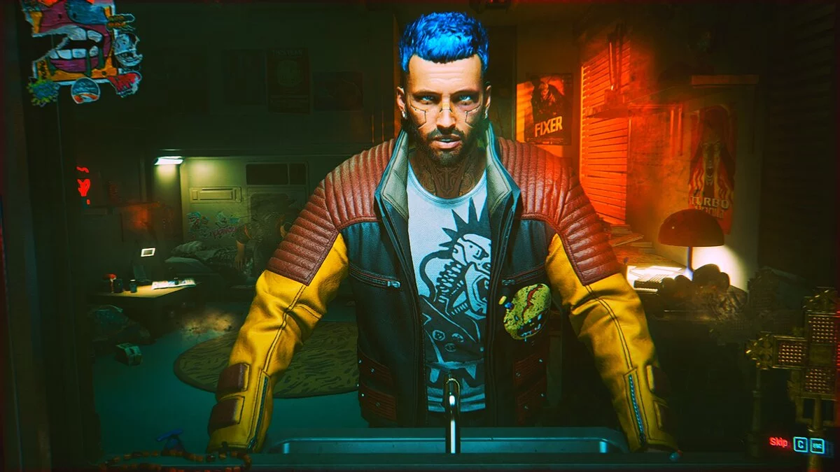 Cyberpunk 2077 — Симпатичный парень Ви