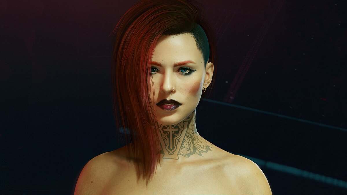 Cyberpunk 2077 — Красноволосая Ви