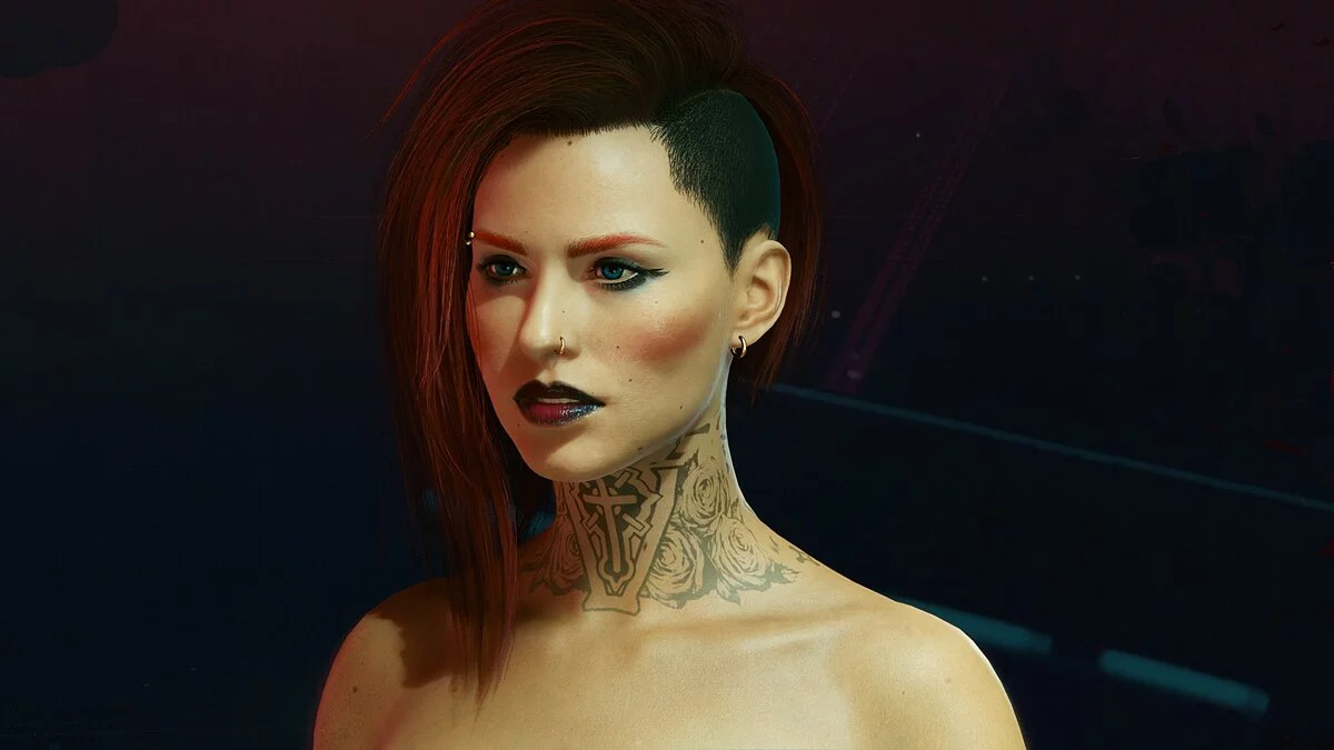 Cyberpunk 2077 — Красноволосая Ви