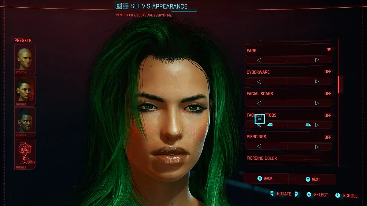 Cyberpunk 2077 — Кейла - пресет для Ви
