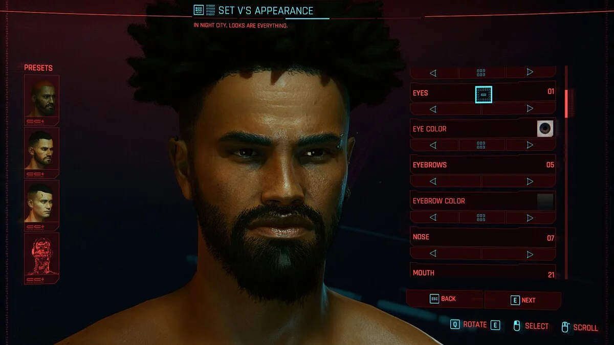 Cyberpunk 2077 — Орион - мужской пресет